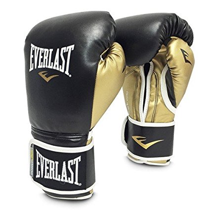 Everlast PowerLock Training Glove blk/Gld PowerLock Training Gove, black/ Gold, 16 oz