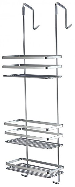 LIVIVO ® 3 Tier Hanging Over the Door Organiser Shower Cubicle Tidy Bathroom Caddy (3 TIER HANGING OVER THE DOOR)