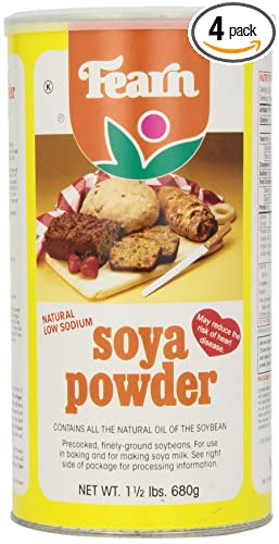 Fearn Soya Powder, 1.5-Pound Canisters (Pack of 4)