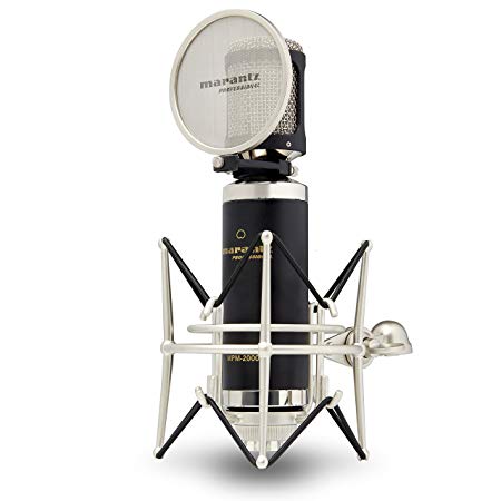 Marantz Professional MPM2000 Cardioid Condenser Microphone with Pop Filter, Shock Mount, and Carrying Case