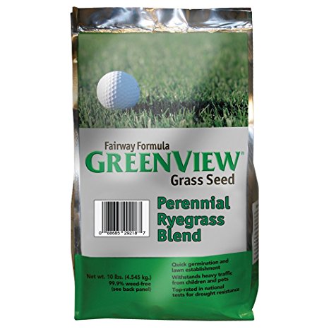 GreenView Fairway Formula Grass Seed Perennial Ryegrass Blend, 10 lb Bag