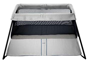 BABYBJORN Travel Crib Light 2, Silver (Discontinued by Manufacturer)