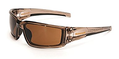 UVEX by Honeywell S2961XP Hyper Shock Series Safety Eyewear with Smoke Brown Frame, Espresso Lens and Uvextreme Plus AF Coating