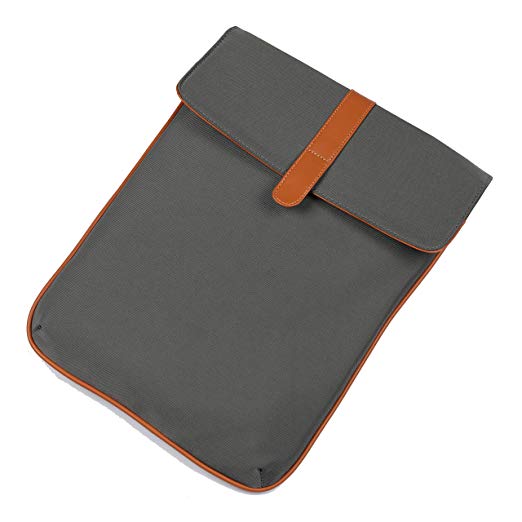 Enthopia 13-13.5 Inch Laptop Sleeve for 13.3 Inch MacBook/Other 13 Inch Laptop - Premium Nylon Canvas Sleeve - Grey
