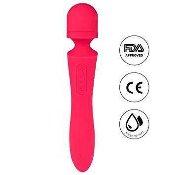 SEXBON Upgrade Adult Vibrator Heating Wand Massager, Vagina and Clitoris Stimulation, Rechargable Waterproof Dildo