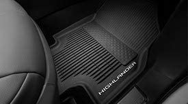 TOYOTA Genuine Highlander All-Weather Floor Liners PT908-48200-20. Black 4 Piece Set. 2020 Highlander 7 & 8 Passenger.