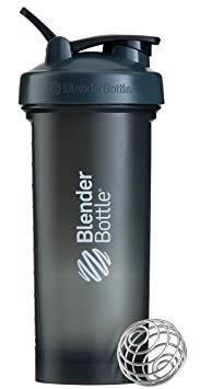 BlenderBottle Pro45 Extra Large Shaker Bottle, Grey/White, 45-Ounce