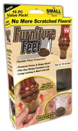 Furniture Feet - Stretchable Furniture Slider Pads, 16 Packs