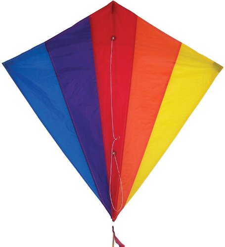 In The Breeze 30-Inch Rainbow Diamond Kite