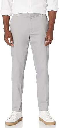 Amazon Essentials Men's Slim-Fit Wrinkle-Resistant Flat-Front Stretch Chino Pant