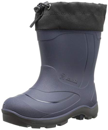 Kamik Kid's Waterproof Rubber Snobuster1 All Season Boots