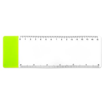 TOOGOO(R) Pocket Ruler Bookmark Magnifier Sheet Magnifying 3X Magnification