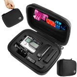 CamKix Carrying Case for Gopro Hero 4 Black Silver Hero LCD 3 3 2 - Ideal for Travel or Home Storage - Complete Protection for Your GoPro Camera - CamKix Microfiber Cleaning Cloth Included