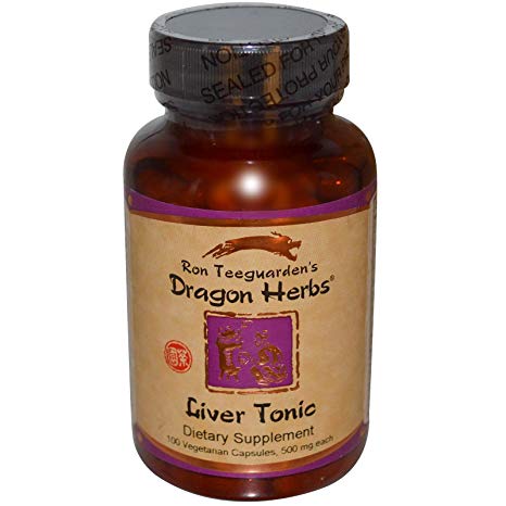 Dragon Herbs Liver Tonic, 500 mg, 100 Capsule