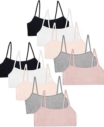 Fruit of the Loom Big Girls Training Bra Value Packs available in Cotton & Seamless!