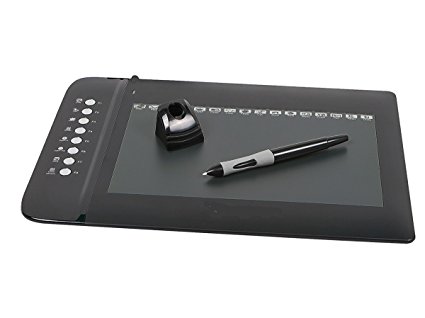 Turcom 10 x 6.25 Inches Graphic Drawing Tablet with 8 Hot Key (TS-6814)