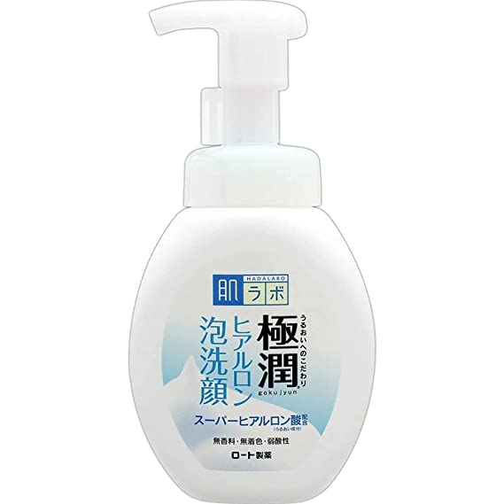 Hada Labo Japan Gokujyun Hyaluronic Acid Moisture Bubble Foaming Cleanser 160ml - 2 PACK