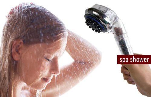 Negative Ion Spa Shower Head Water softener and purifier