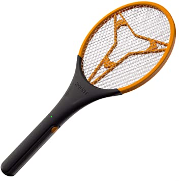 Hoont Electric Fly Swatter | Large Handheld Indoor & Outdoor Mosquito & Bug Zapper with Battery-Powered Mesh Grid & Heavy-Duty Tennis Racket Design | Eco-Friendly, Non-Toxic, Safe for Humans & Pets