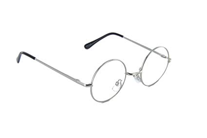 Lennon Style Circle Round Glasses Metal Frame Harry Porter, 46mm