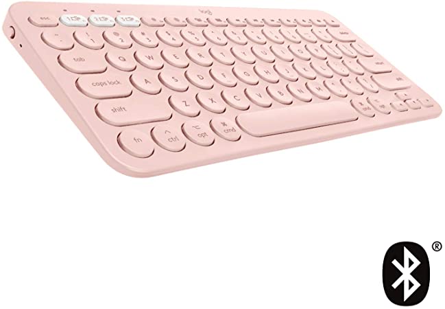 Logitech K380 Multi-Device Wireless Bluetooth Keyboard for Mac - Rose