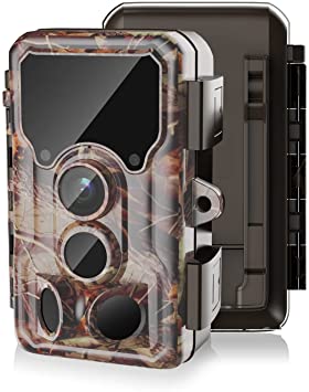 SJCAM 1296P 24MP WiFi Trail Camera Sends Picture to Cell Phone -Hunting Game Cameras with Night Vision Motion Activated - Waterproof Deer Cam for Outdoor Wildlife Monitoring Home Security