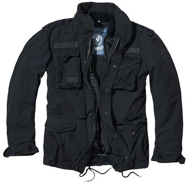 Brandit Men's M-65 Giant Jacket Black