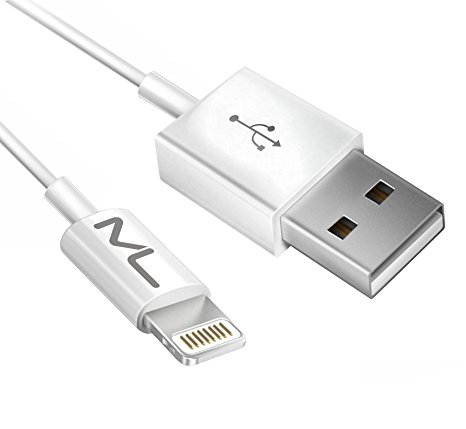 [Apple MFi Certified] Maeline® 6.5ft / 2m USB Sync and Charging 8 Pin Lightning Cable for iPhone 6S Plus/iPhone 6S/6/6 Plus/5S/5C/5/iPod Nano 7/iPad Mini 2/Mini 3/iPad 4 /iPad Air all iOS Devices