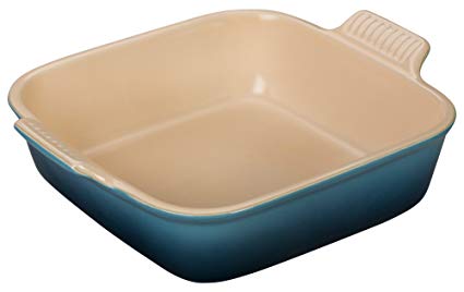 Le Creuset PG0800-236M Heritage Stoneware Square Dish, 3-Quart, Marine