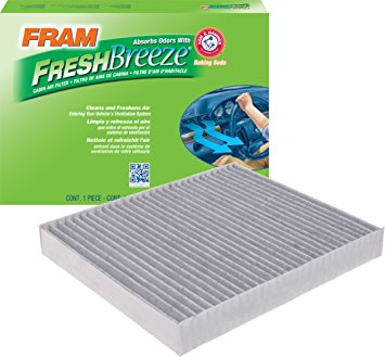 FRAM CF11966 Fresh Breeze Cabin Air Filter with Arm & Hammer
