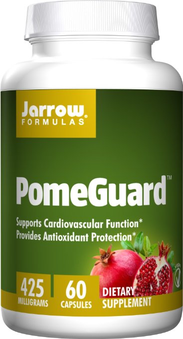 Jarrow Formulas PomeGuard Supports Cardiovascular Function 425 mg 60 Veggie Caps