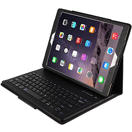 Elecguru iPad Pro Keyboard Case,Wireless Bluetooth Keyboard Case for Apple iPad Pro 12.9", Comfortable iPad Pro Case with Keyboard(Black)