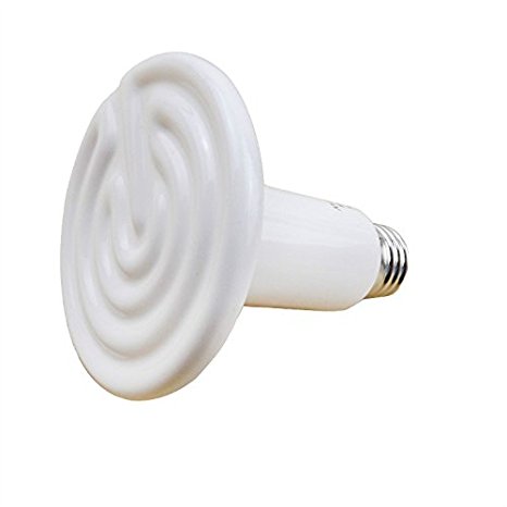 Reptile Heat Bulb Aiicioo Ceramic Heat Emitter No Harm No Light Infrared Heater Lamp White
