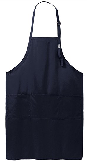 Heavyweight 8oz Adjustable Bib Apron with Three Pockets