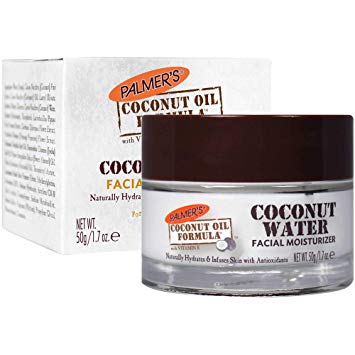 Palmer’s Coconut Oil Formula Coconut Water Face Moisturizer | Naturally Hydrates & Infuses Skin with Antioxidants | 1.7 Ounce Jar