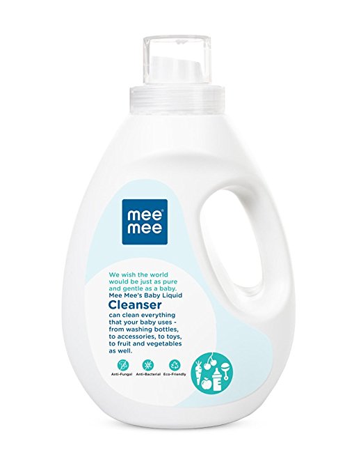 Mee Mee Anti-Bacterial Baby Liquid Cleanser for Fruits, Bottles, Accessories & Toys - 1.5L
