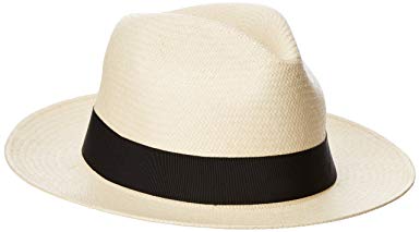 Henschel Mens Genuine Panama Straw with 2 3/8" Brim, Hand Woven in Ecuador Panama Hat