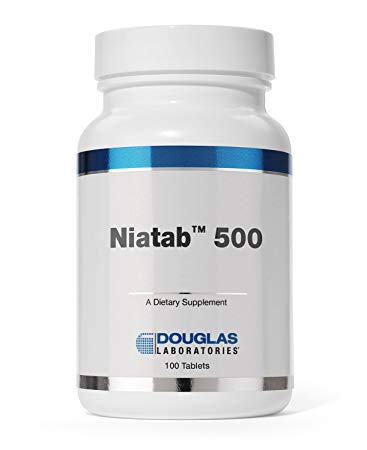 Douglas Laboratories - Niatab 500 - “No-Flush” High Potency Niacin with Sustained Release to Support Cardiovascular Health* - 100 Tablets
