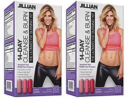 Jillian Michaels JumpStart 14 Day Cleanse and Burn, Weight Loss Kit (2 Pack)