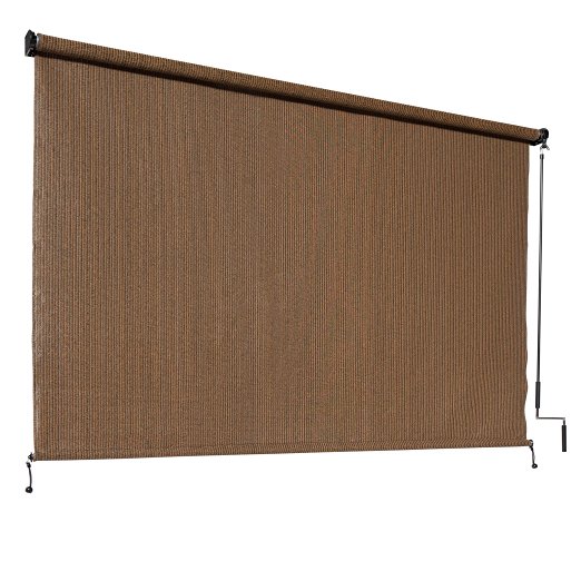 Coolaroo 481209 Outback Plus Roller Shade, 96 x 96-Inch, Mocha