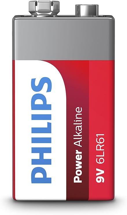 Philips Powerlife 6LR61 9V Alkaline Battery