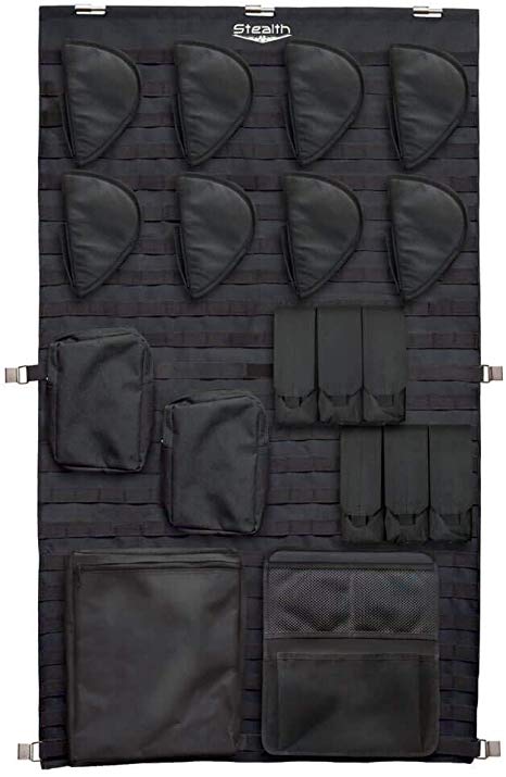 STEALTH MOLLE Gun Safe Door Panel Organizer Large - Fully Customizable & Adjustable Storage Solution