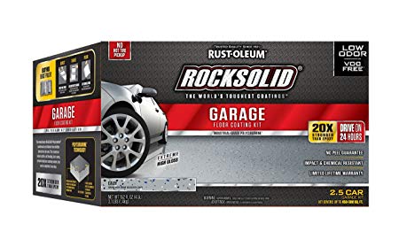 Rust-Oleum 293513 Polycuramine 2.5 Car Garage Floor Kit, Gray