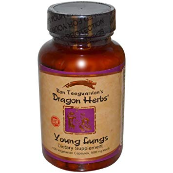 Dragon Herbs Young Lungs 500 mg 100 Veggie Caps