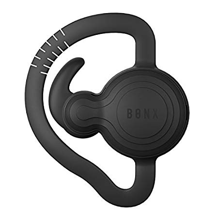 BONX Grip Wireless Bluetooth Noise Cancelling Multifunction Sports Earbud and Microphone (Perfect for Group-Talking with Friends, Snowboarding and Listening to Music) BLACK