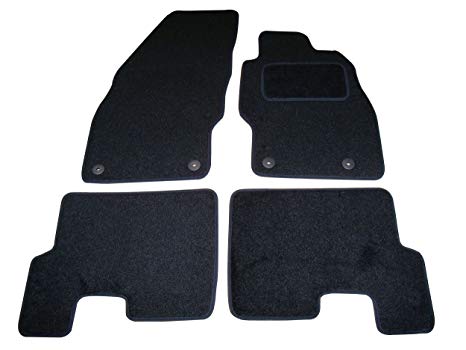 Sakura SS4670 Carpet Floor Mat, Black Trim