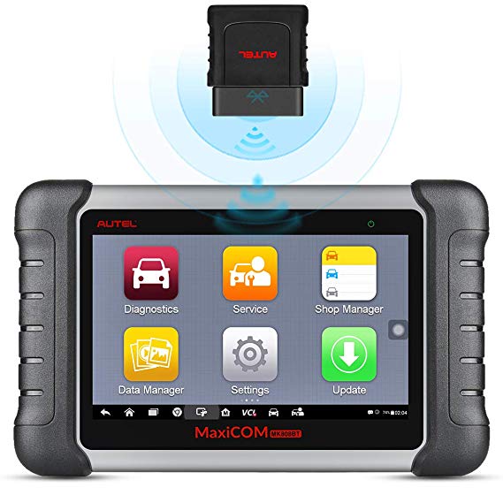 Autel MaxiCOM MK808BT OBD2 Scanner Diagnostic Tool,with MaxiVCI Supports Full System Diagnosis & IMMO/EPB/SAS/BMS/TPMS/DPF, Upgraded Version of MK808