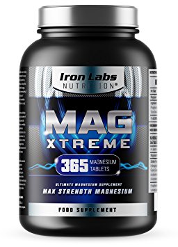 MAG Xtreme - Max Strength Magnesium Citrate - 667mg x 365 Tablets | Provides 200mg of Magnesium | 1 Year Supply | Suitable for Vegetarians & Vegans | Made in the UK