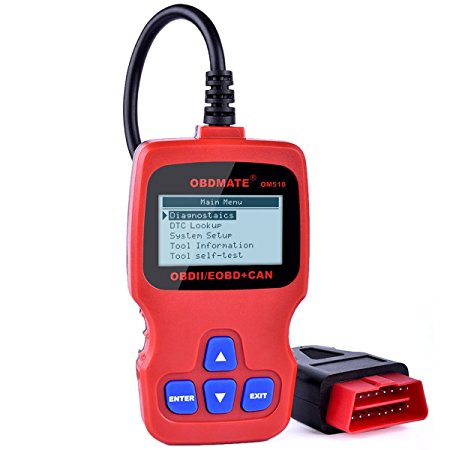 Vehicle Code Reader Autophix OM510 EOBD OBD2 Scanner Engine System Diagnostic Scan Tool Work on All OBD2 Protocols