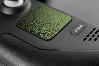 TouchProtect Steam Deck - Add Style, Tactile Feedback, and Protect your Steam Decks' Trackpads! More than just a skin. (Tactical Green)